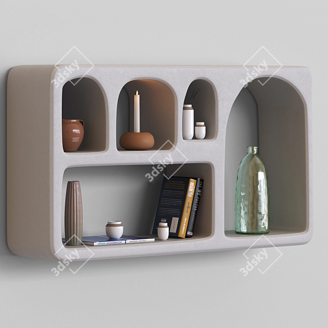 Isobel Wall Shelf - Stylish and Functional 3D model image 2