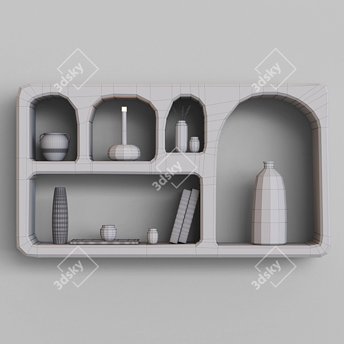 Isobel Wall Shelf - Stylish and Functional 3D model image 4