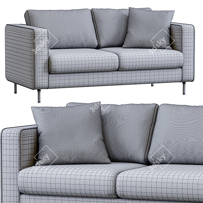 Ultimate Comfort Sleep Sofa 3D model image 4