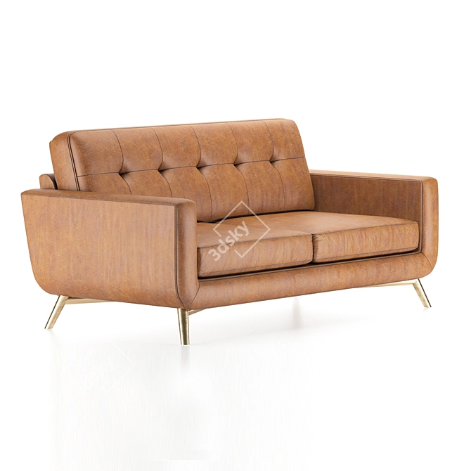 Modern Partners Barbican 2 Seater Sofa 3D model image 1