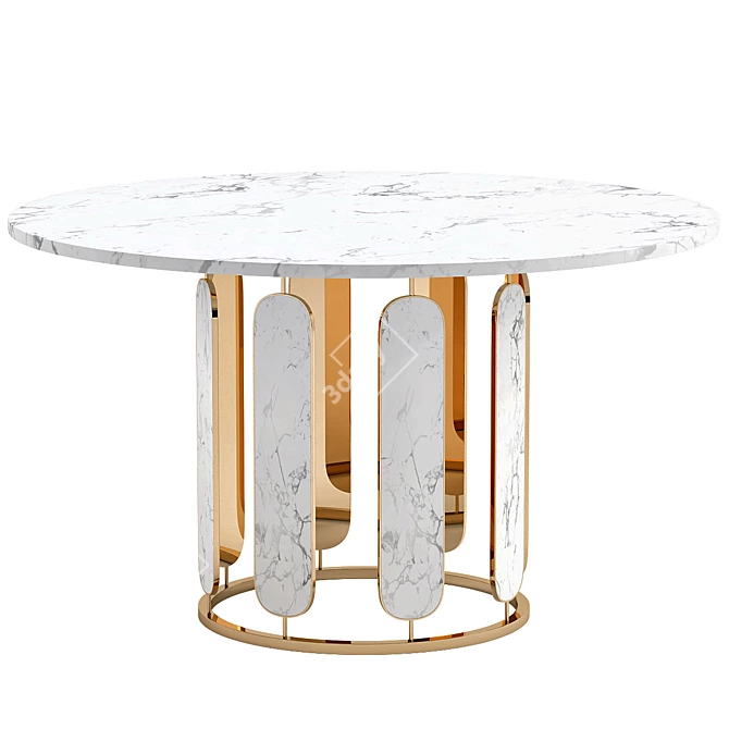 SULTANA: Elegant Dining Table in 3Ds 3D model image 1