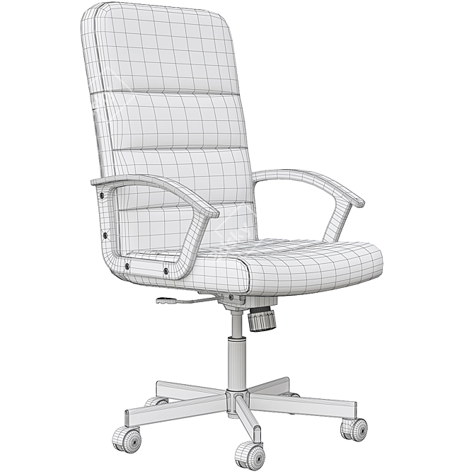 Modern Ergonomic Torkel Ikea Chair 3D model image 7