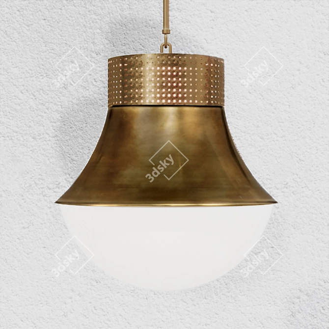 Precision Large Pendant: Elegant Lighting by Kelly Wearstler 3D model image 2