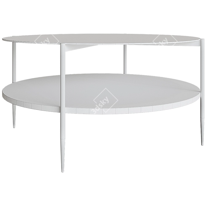 Elegant Kamilah Coffee Table 3D model image 2