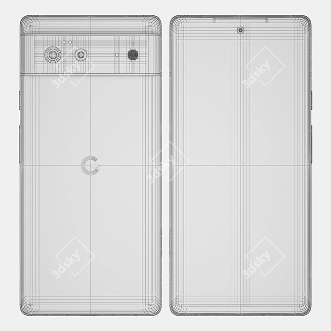  Google Pixel 6: Embrace All Colors! 3D model image 7