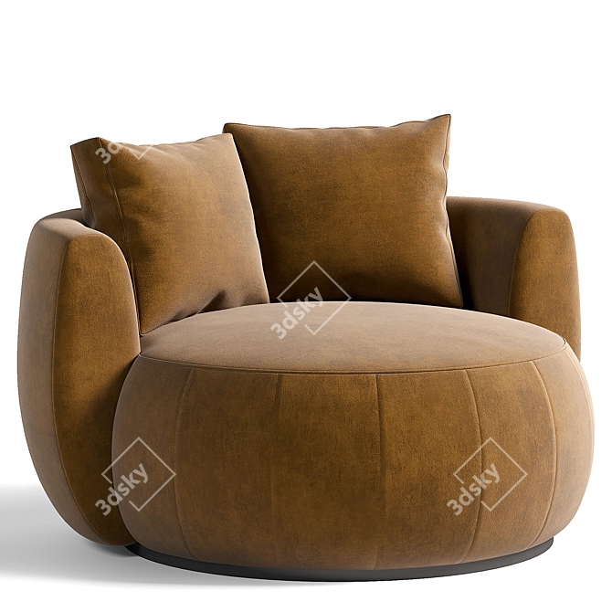 Modern Designer Chair - 2015 Version 3D model image 2