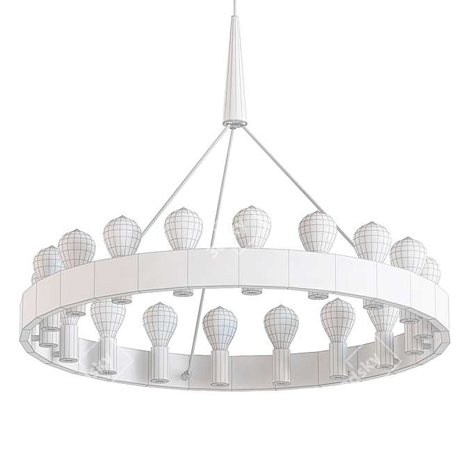 Candelaria: Modern Elegance in Lighting 3D model image 2