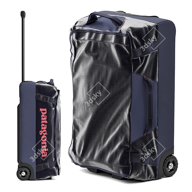 Patagonia Black Hole 40L Wheeled Duffel 3D model image 8