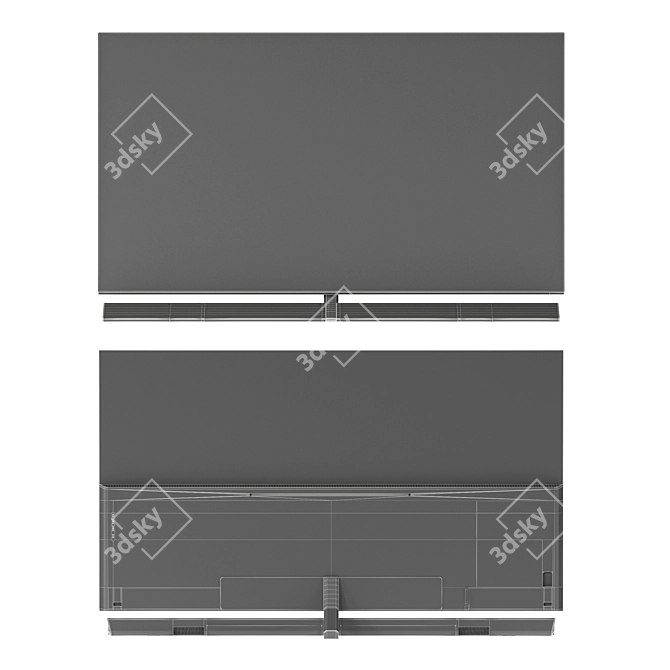 Panasonic 77" 4K PRO HDR OLED TV 3D model image 6