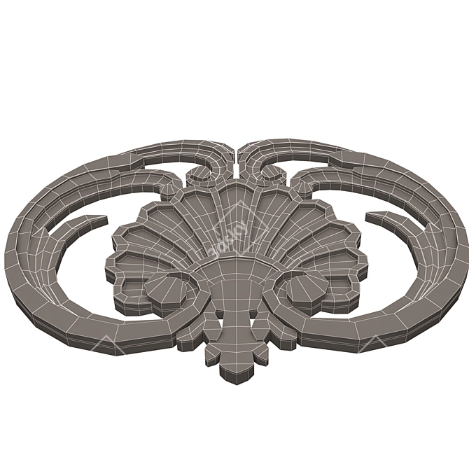 Elegant Shell Corbel 07: Stunning 3D Model 3D model image 6