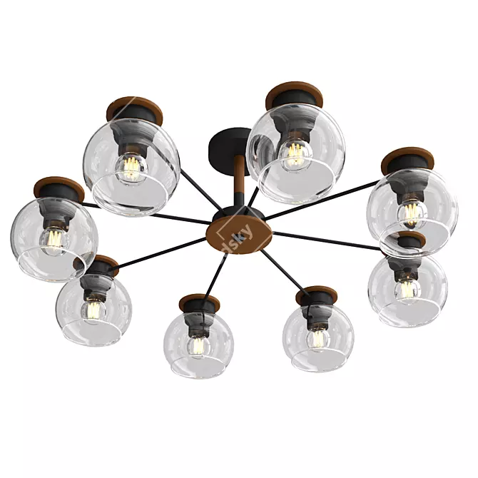 RASCO SLE108102-08 Ceiling Chandelier 3D model image 1