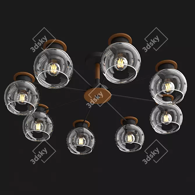 RASCO SLE108102-08 Ceiling Chandelier 3D model image 2