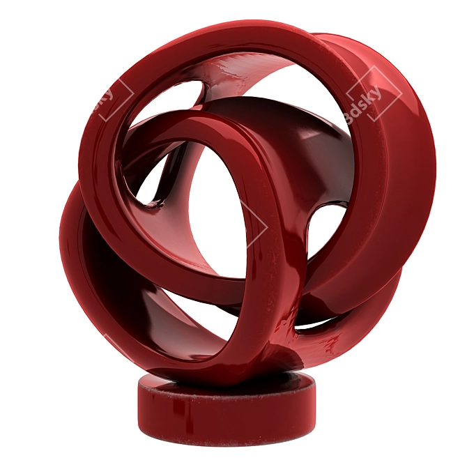 Abstract Art Sculpture | Modern Decor 3D model image 3