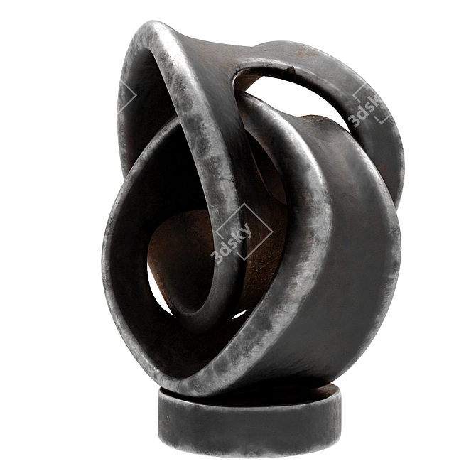 Abstract Art Sculpture | Modern Decor 3D model image 4