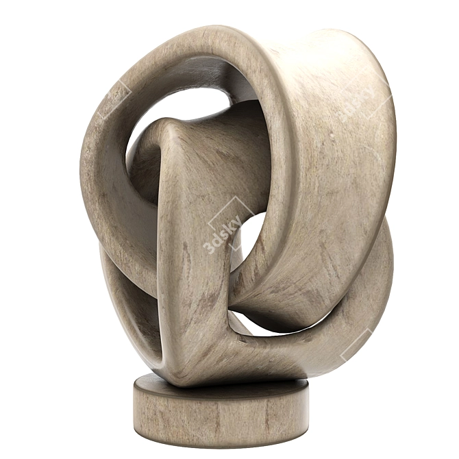 Abstract Art Sculpture | Modern Decor 3D model image 5