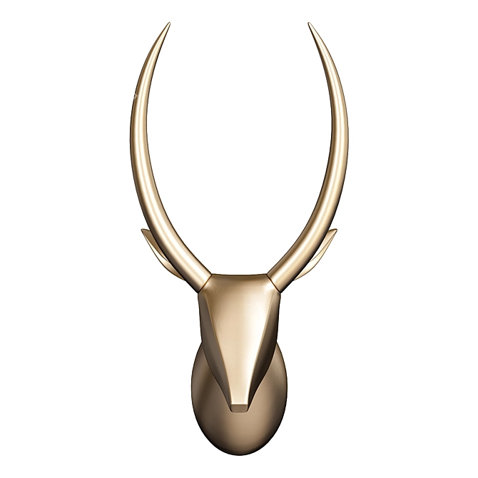 ImperiumLoft Designer Deer Head Wall Decor 3D model image 1