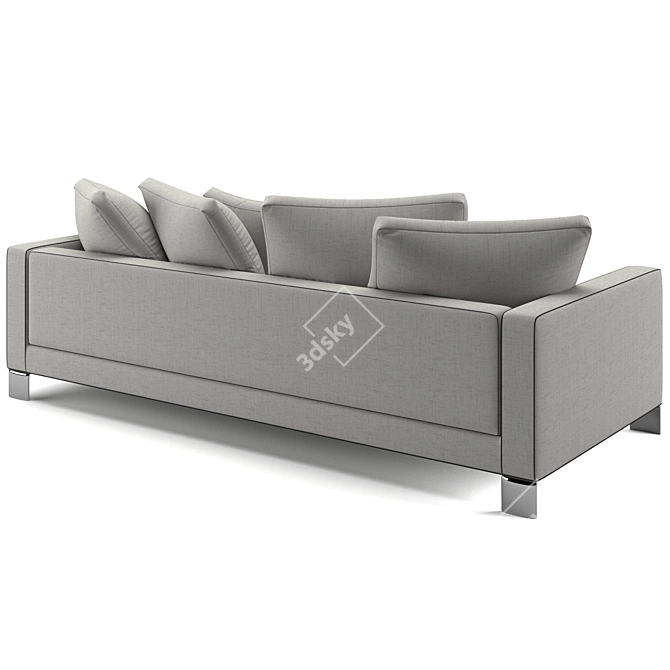 Modern Minimalist Minotti Pollock Sofa 3D model image 5