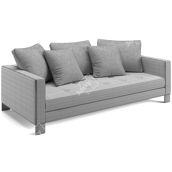 Modern Minimalist Minotti Pollock Sofa 3D model image 6