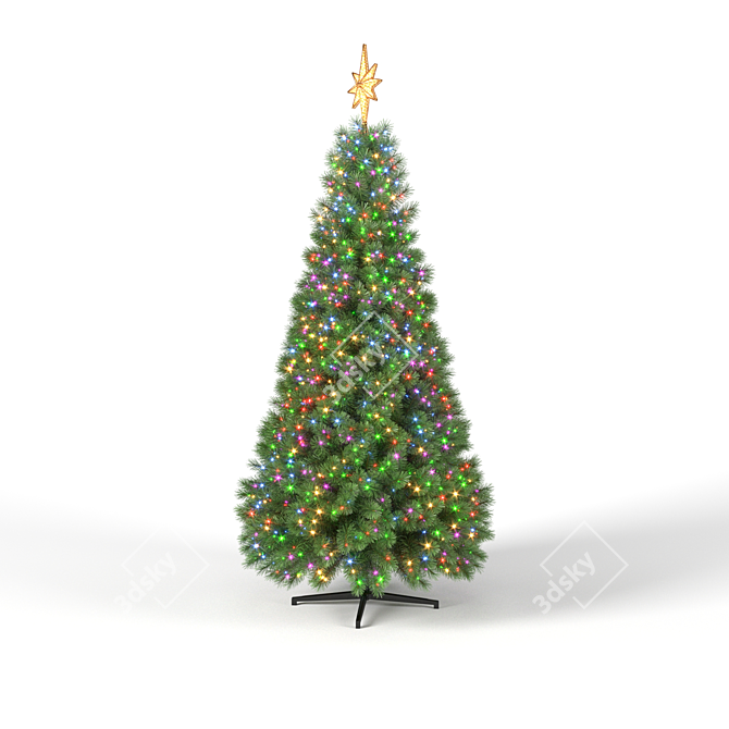 3D Christmas Tree Set 3D model image 2