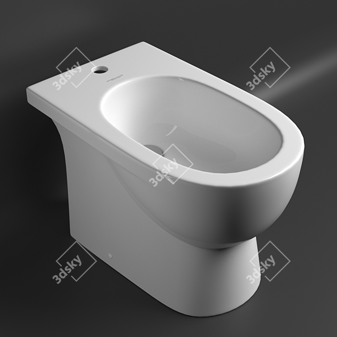 Sanita Luxe Art Bidet - Modern, Sleek, and Functional 3D model image 1