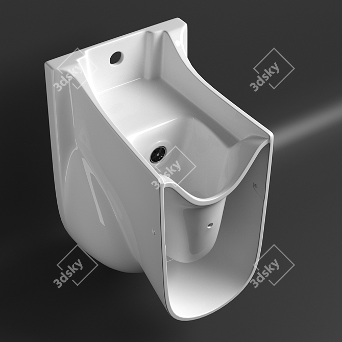 Sanita Luxe Art Bidet - Modern, Sleek, and Functional 3D model image 2