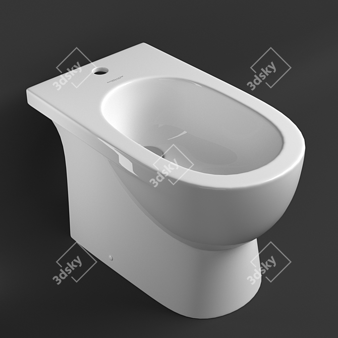 Sanita Luxe Art Bidet - Modern, Sleek, and Functional 3D model image 5