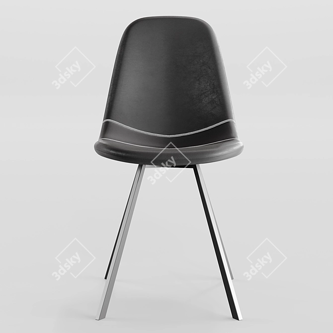 Elegant Argyll Dining Chair 3D model image 3