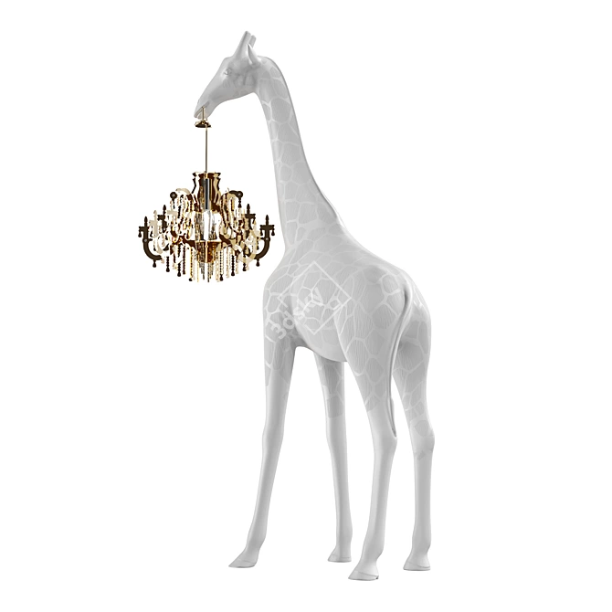 Giraffe Love Chandelier XS 3D model image 4