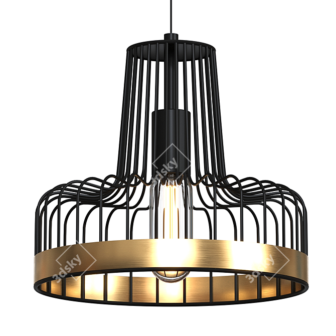 Eva: Stylish Pendant Light to Illuminate Your Space 3D model image 1