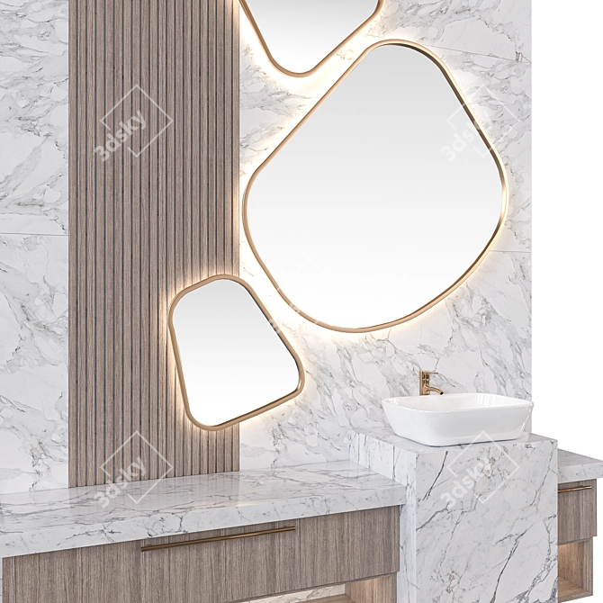 Luxury Bath Set - Vray/Corona Render - Multiple Export Formats - High Quality Materials 3D model image 2