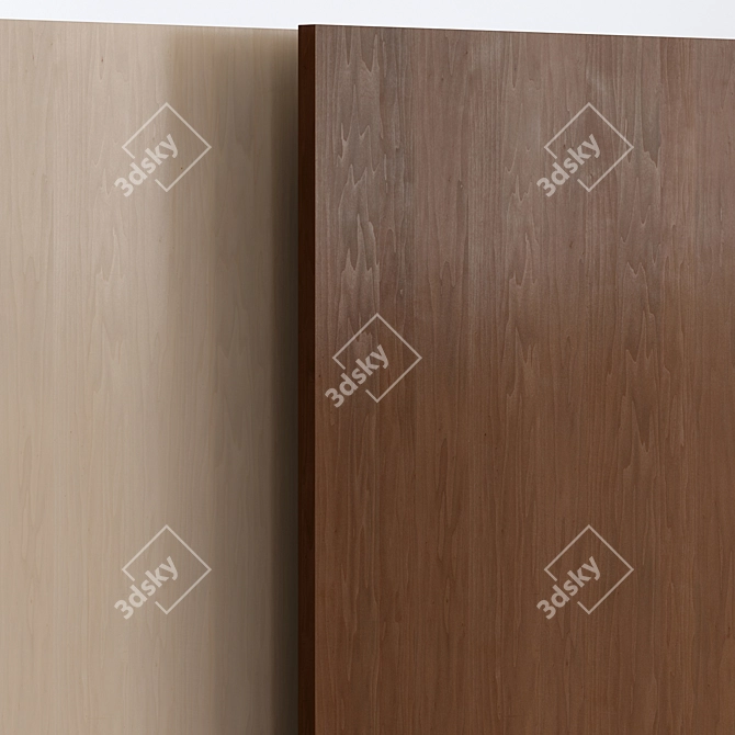 (NEW) Wooden Panels - 3 Materials 3D model image 2