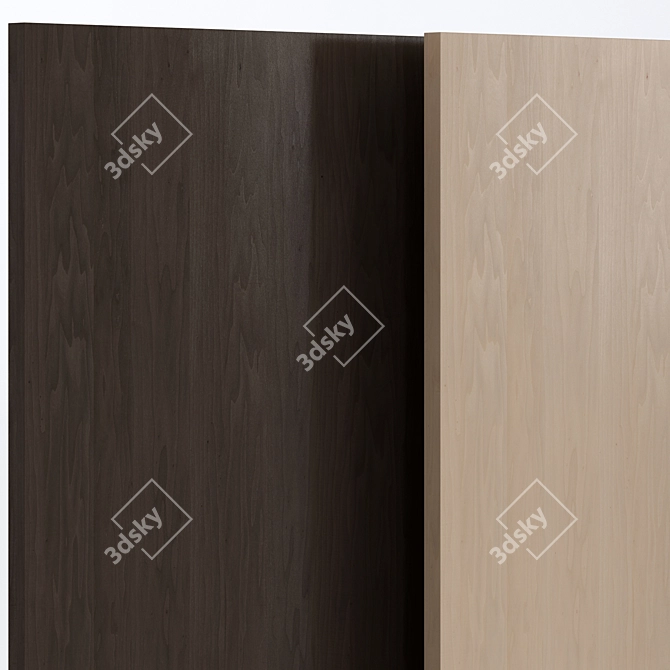 (NEW) Wooden Panels - 3 Materials 3D model image 3