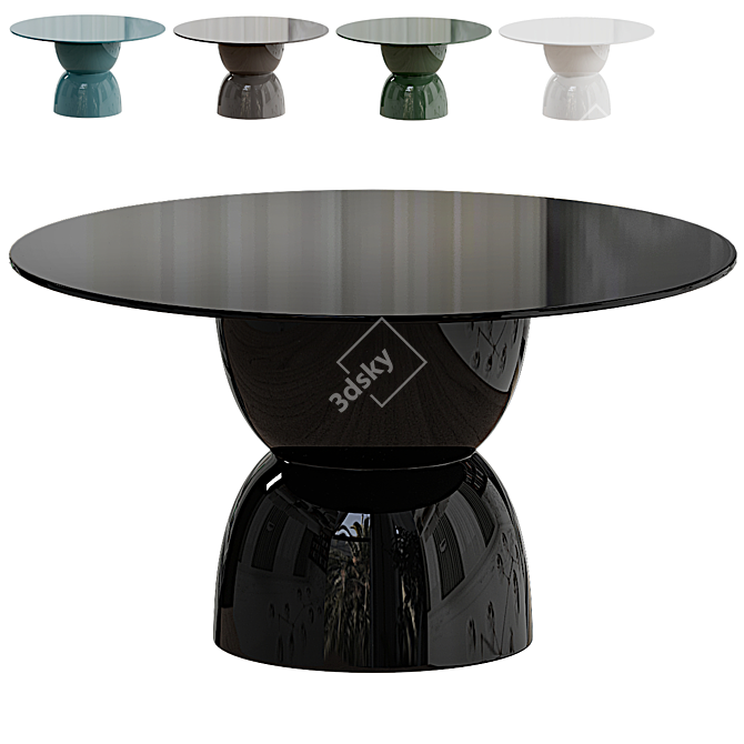 Polypropylene Hydro Grifit Table Top 3D model image 1