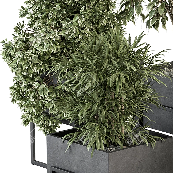 Botanical Bliss: Indoor Plant Set 3D model image 4
