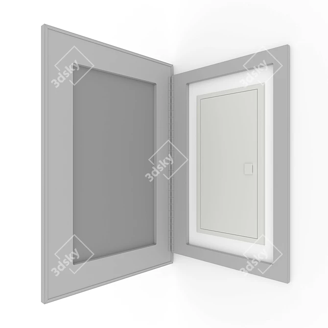 OM Folding Mirror: Talon Flap Switchboard 3D model image 4