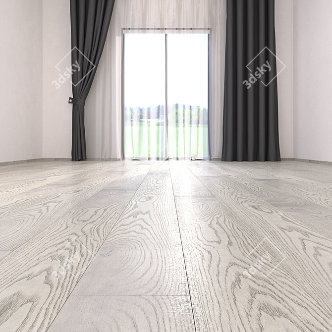 TINTORETTO Parquet Floor: HD Textures, Multi-Mat 3D model image 2