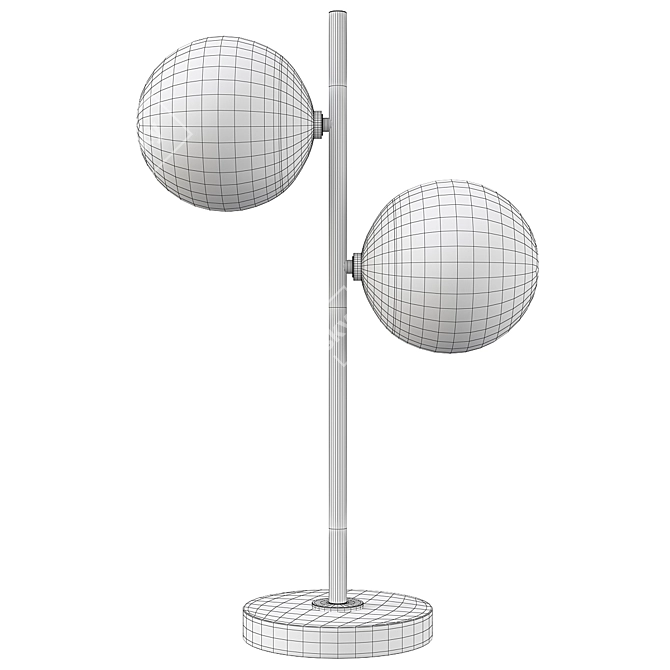 Elegant Holloway Table Lamp 3D model image 2