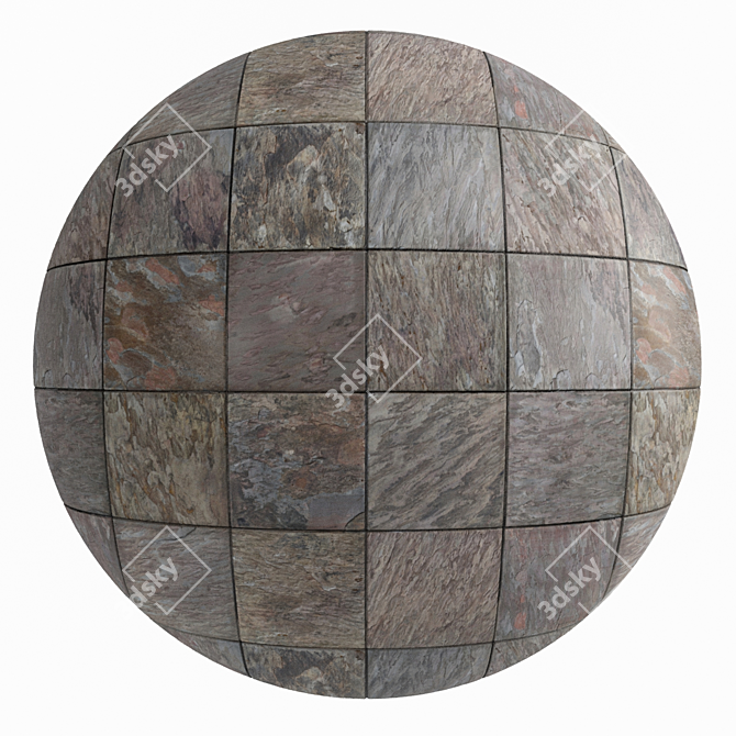Luxury Marble Tile - 4K Sbsar File 3D model image 1