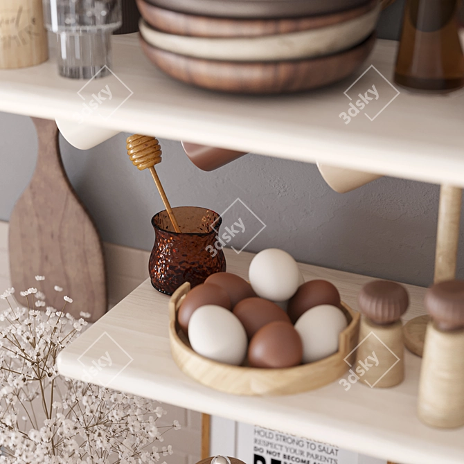 Kitchen Essentials Set 3D model image 3