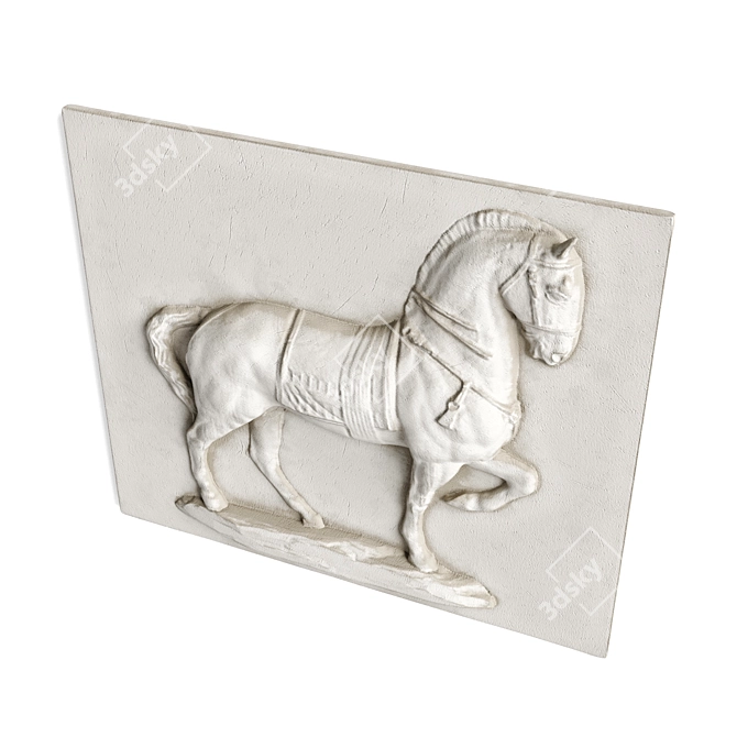 Elegant Equine Wall Art 3D model image 3