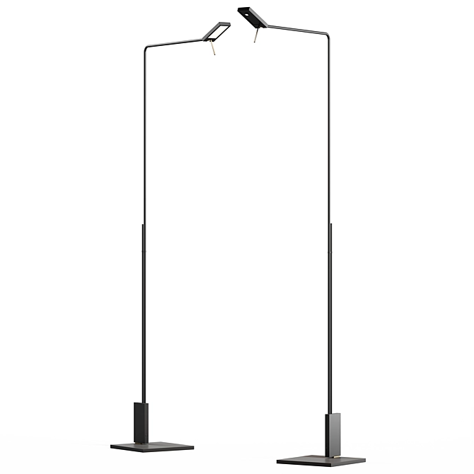 Viabizzuno Roy Floor Lamp 3D model image 1