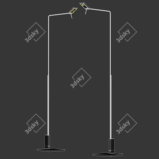 Viabizzuno Roy Floor Lamp 3D model image 3