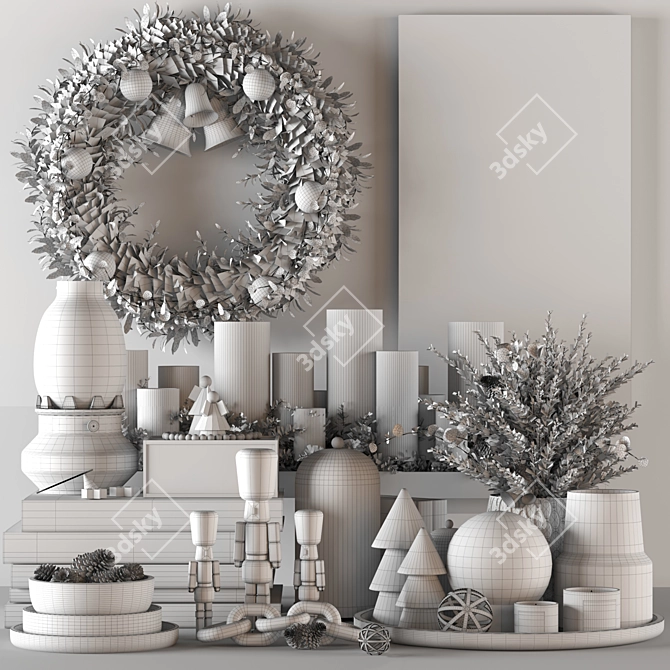 Fall Decor Set | High Quality 3D Model 3D model image 4