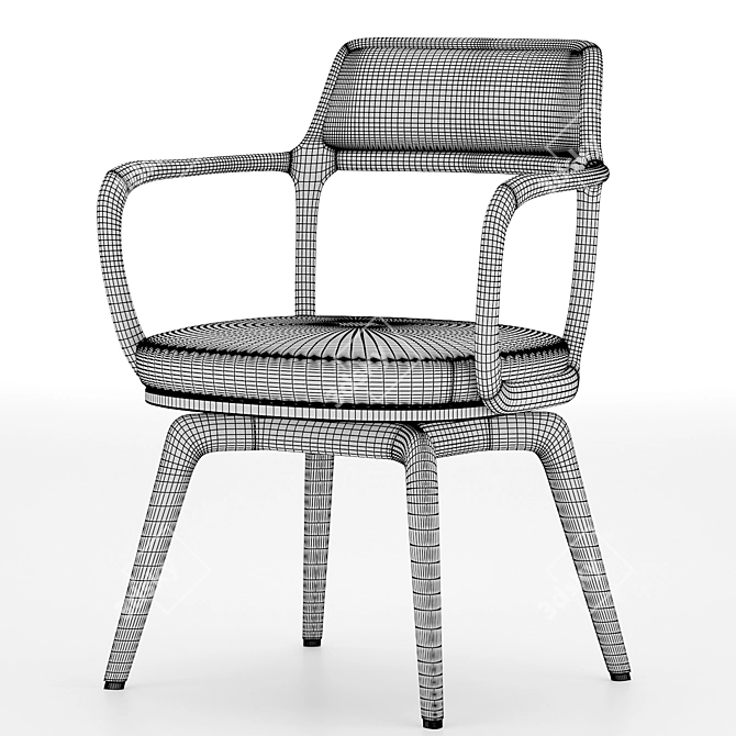 Baron Giorgetti Chair: Max 2017 Corona Render, CM 65x58xH84 3D model image 4