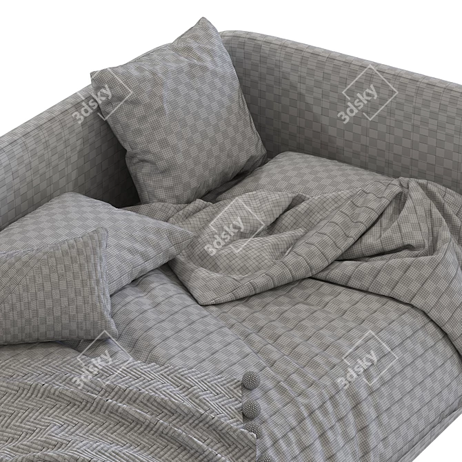 Sleep Onnn Single Crib Bed 3D model image 5