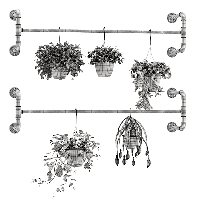 Hanging Gardens Collection 3D model image 4