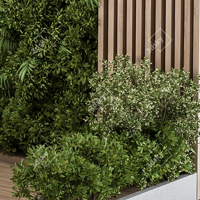 Outdoor Oasis: Roof Garden & Balcony Furniture 3D model image 2