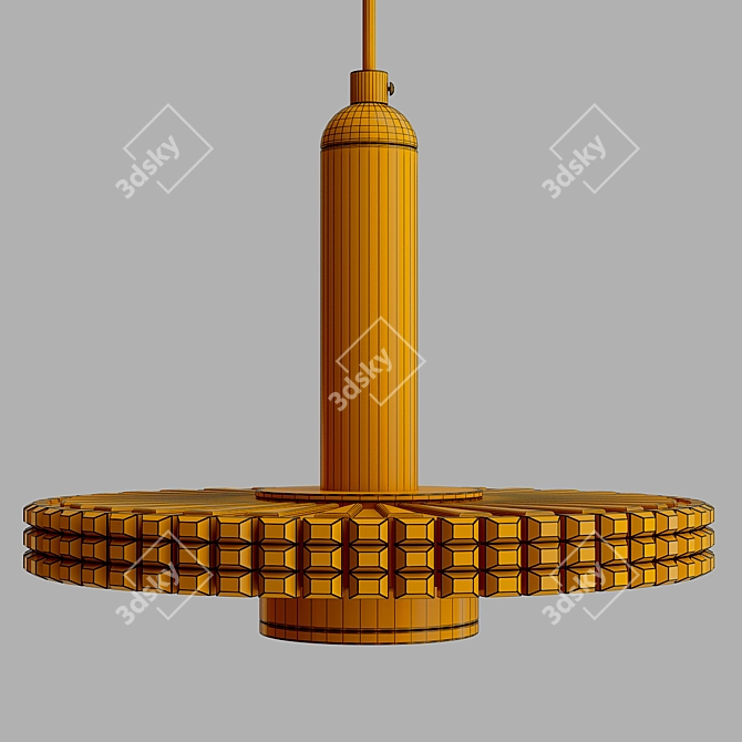 Elegant GEORGA Pendant Lamp 3D model image 4