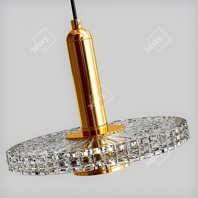 Elegant GEORGA Pendant Lamp 3D model image 7