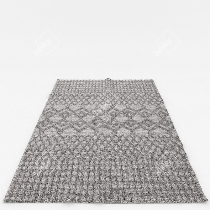 Title: "Versatile Rug Collection: 6 High-Quality Designs 3D model image 6